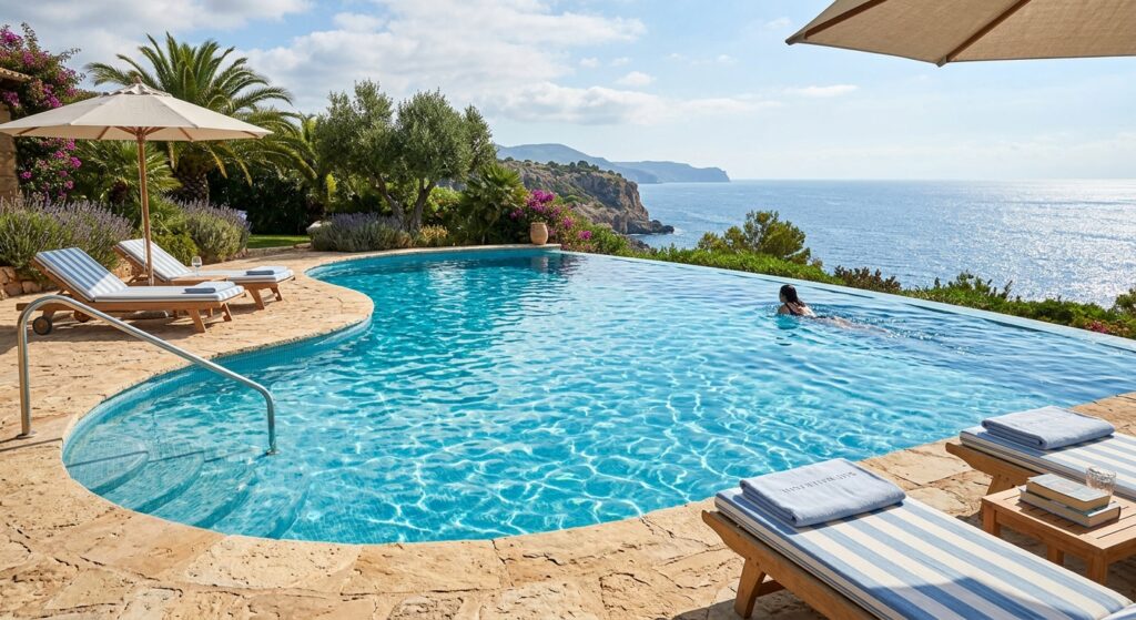 piscina de agua salada
